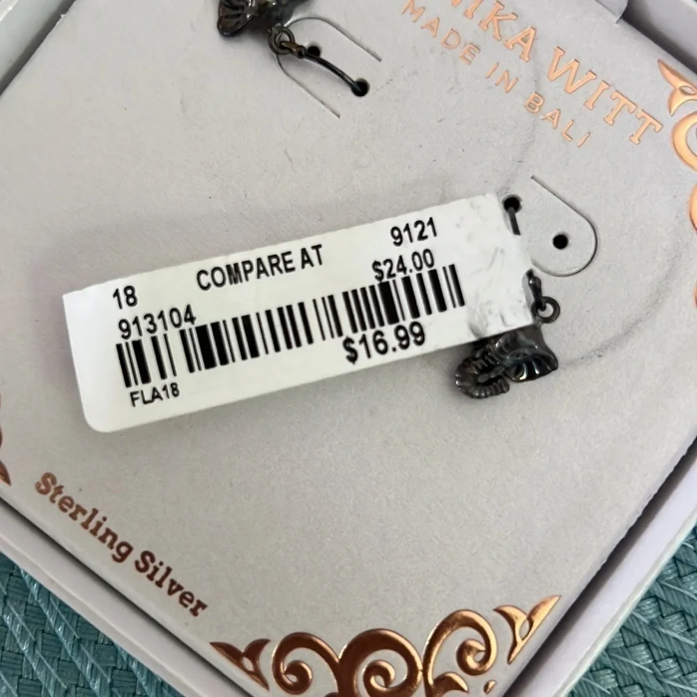 Annika Witt Sterling Silver Elephant earrings